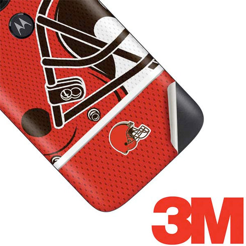 NFL Cleveland Browns Zone Block Moto E5 Play Skin